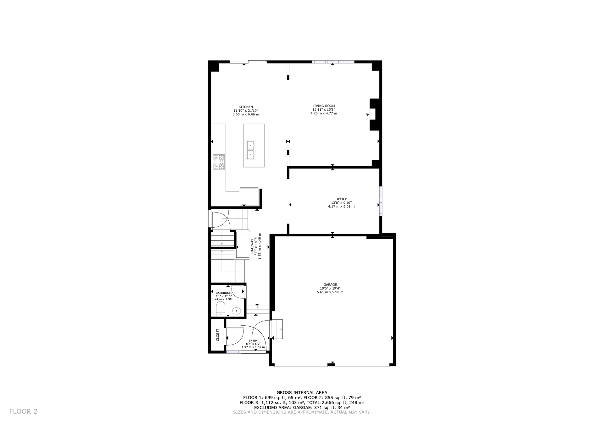Second floor plan